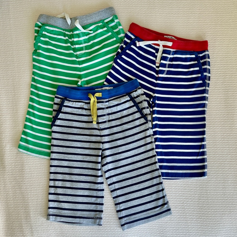 Mini Boden Jersey Baggies set of 3
